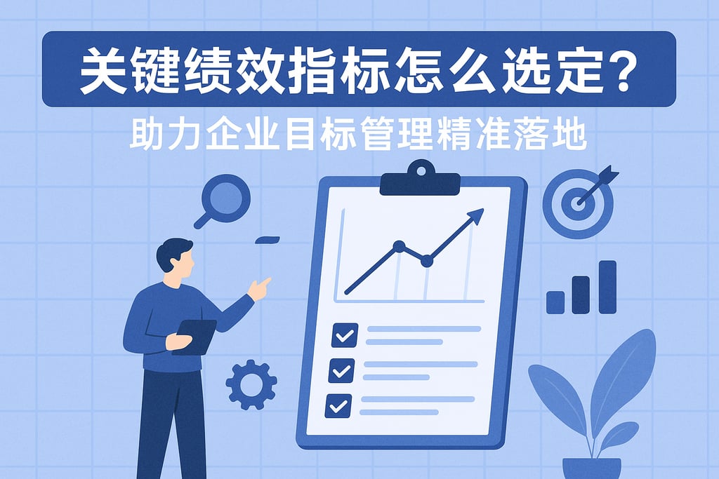 关键绩效指标怎么选定？助力企业目标管理精准落地