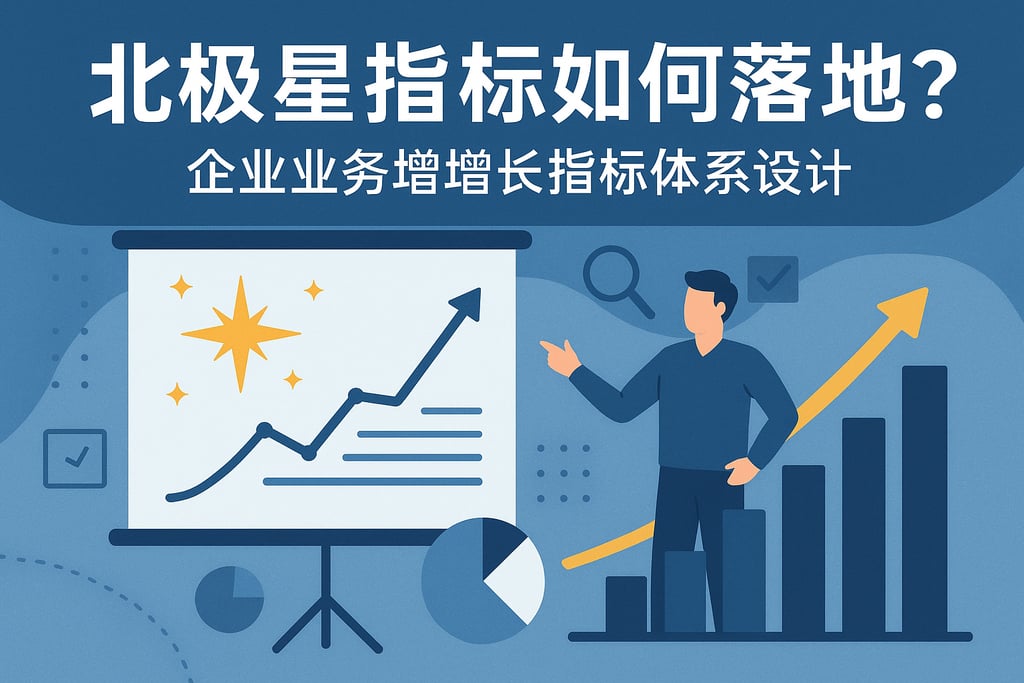 北极星指标如何落地？企业业务增长指标体系设计