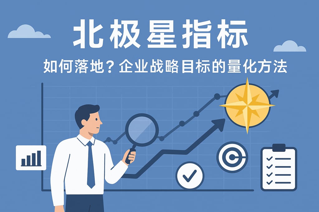 北极星指标如何落地？企业战略目标的量化方法
