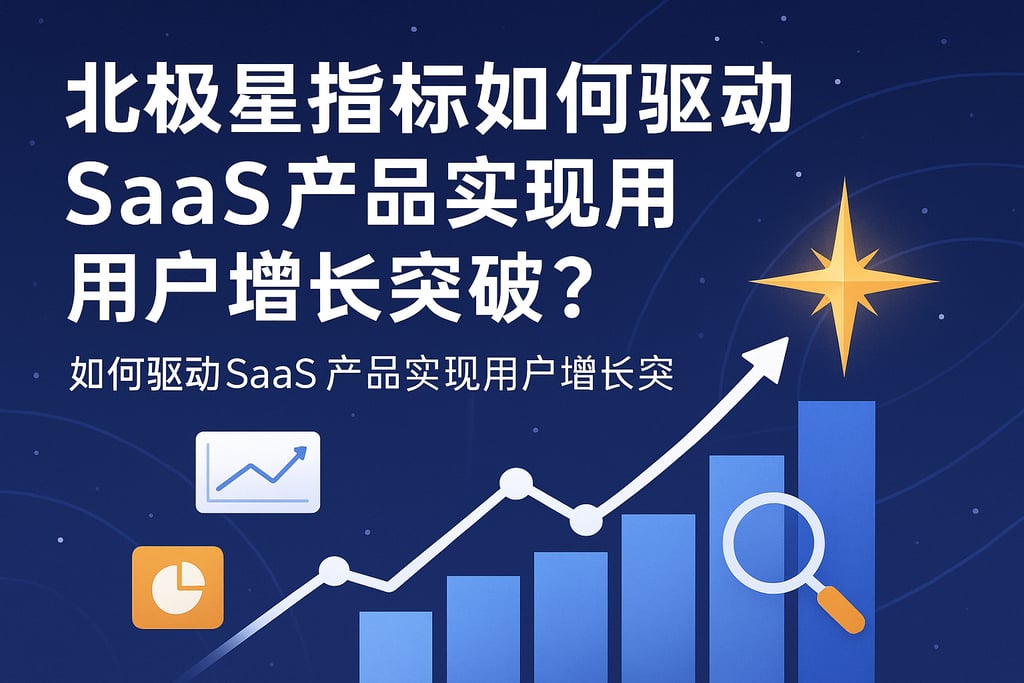 北极星指标如何驱动SaaS产品？实现用户增长突破
