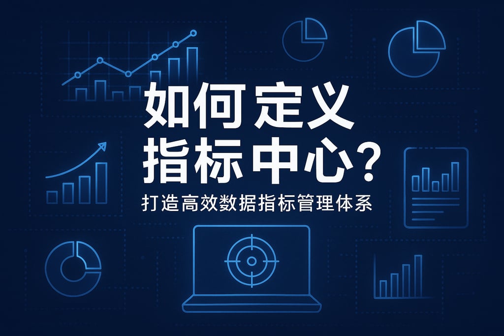 如何定义指标中心？打造高效数据指标管理体系