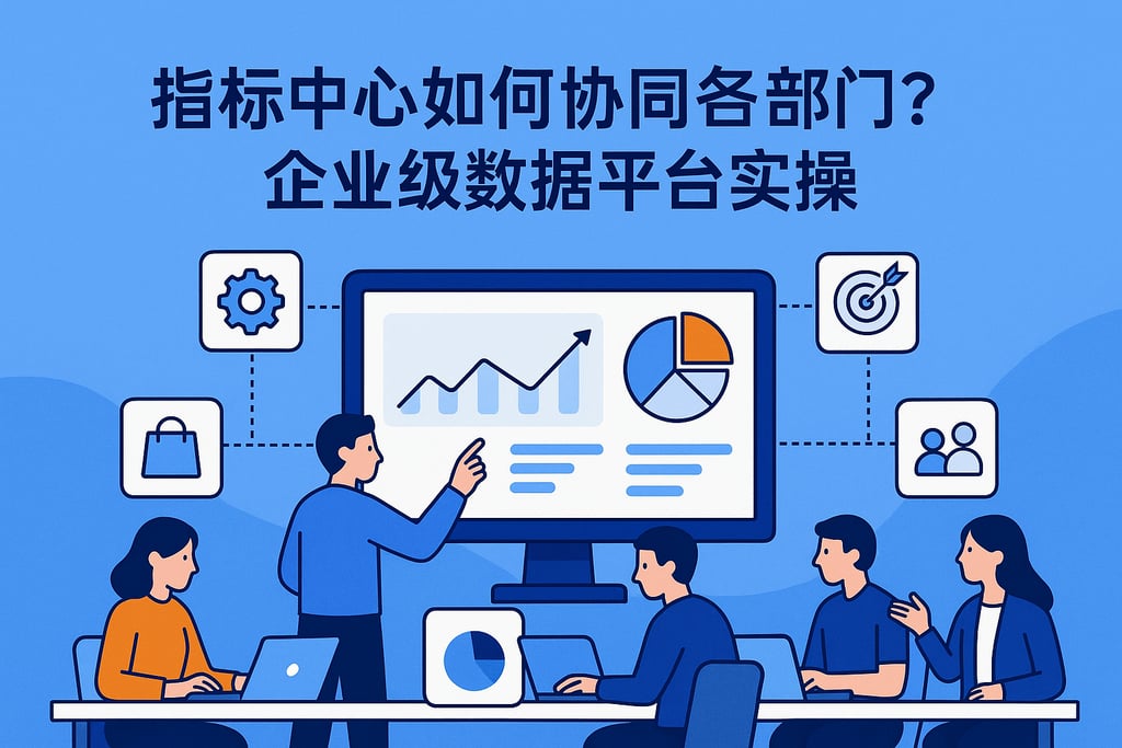 指标中心如何协同各部门？企业级数据平台实操