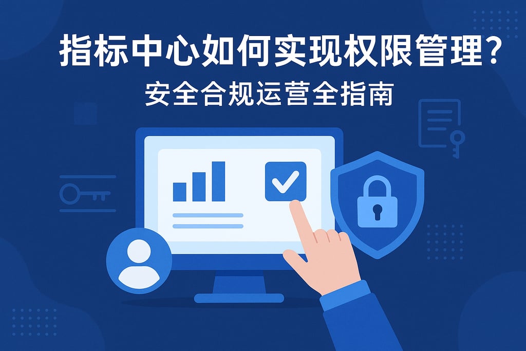 指标中心如何实现权限管理？安全合规运营全指南