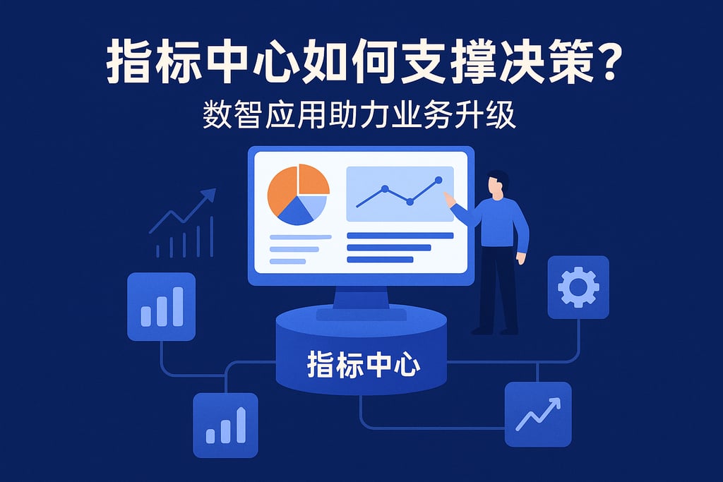 指标中心如何支撑决策？数智应用助力业务升级