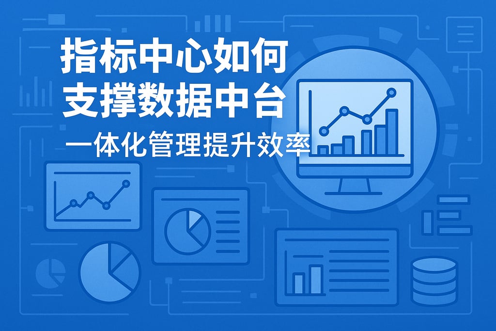 指标中心如何支撑数据中台？一体化管理提升效率