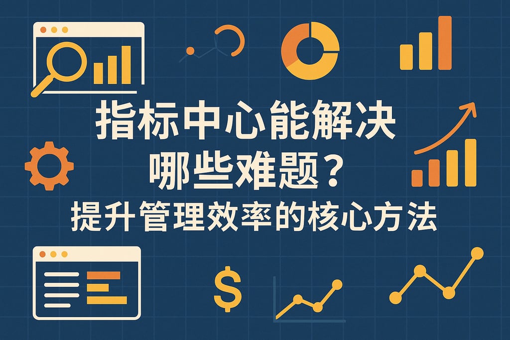 指标中心能解决哪些难题？提升管理效率的核心方法