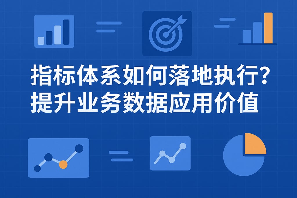 指标体系如何落地执行？提升业务数据应用价值