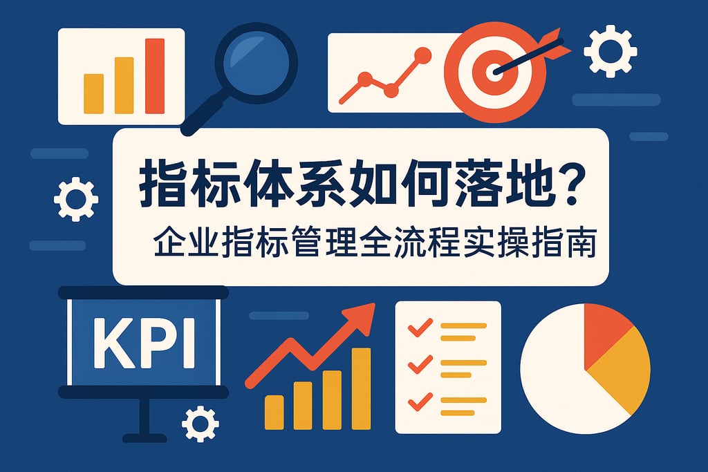 指标体系如何落地？企业指标管理全流程实操指南