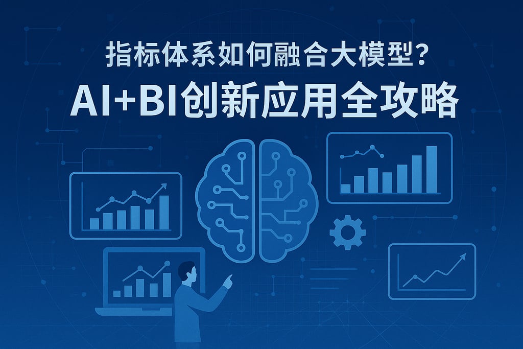 指标体系如何融合大模型？AI+BI创新应用全攻略