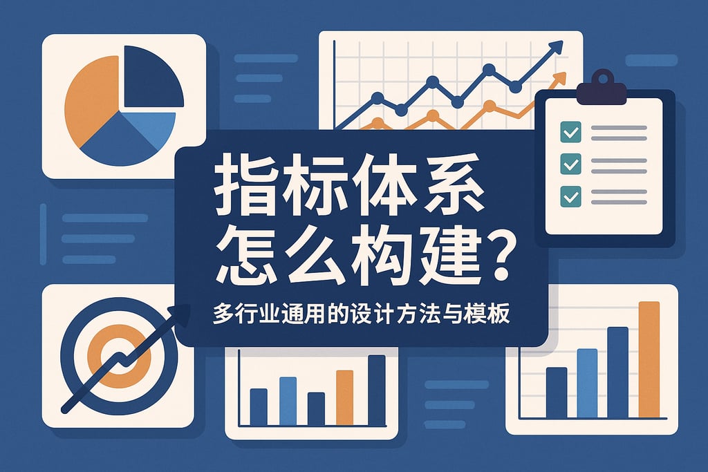 指标体系怎么构建？多行业通用的设计方法与模板