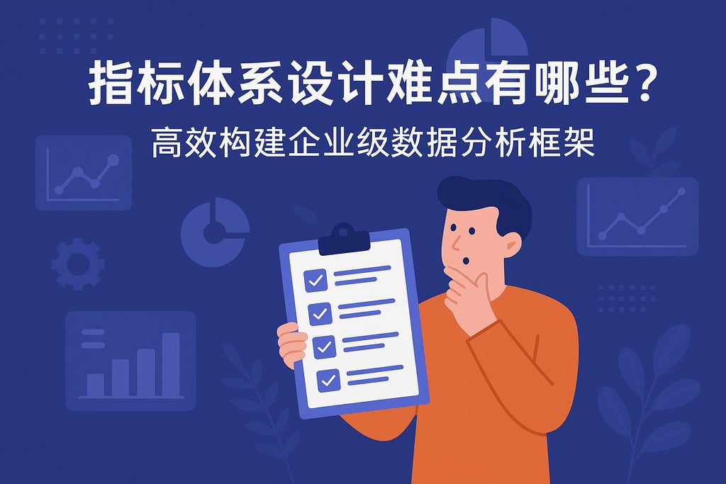 指标体系设计难点有哪些？高效构建企业级数据分析框架