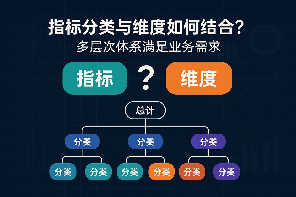 指标分类与维度如何结合？多层次体系满足业务需求