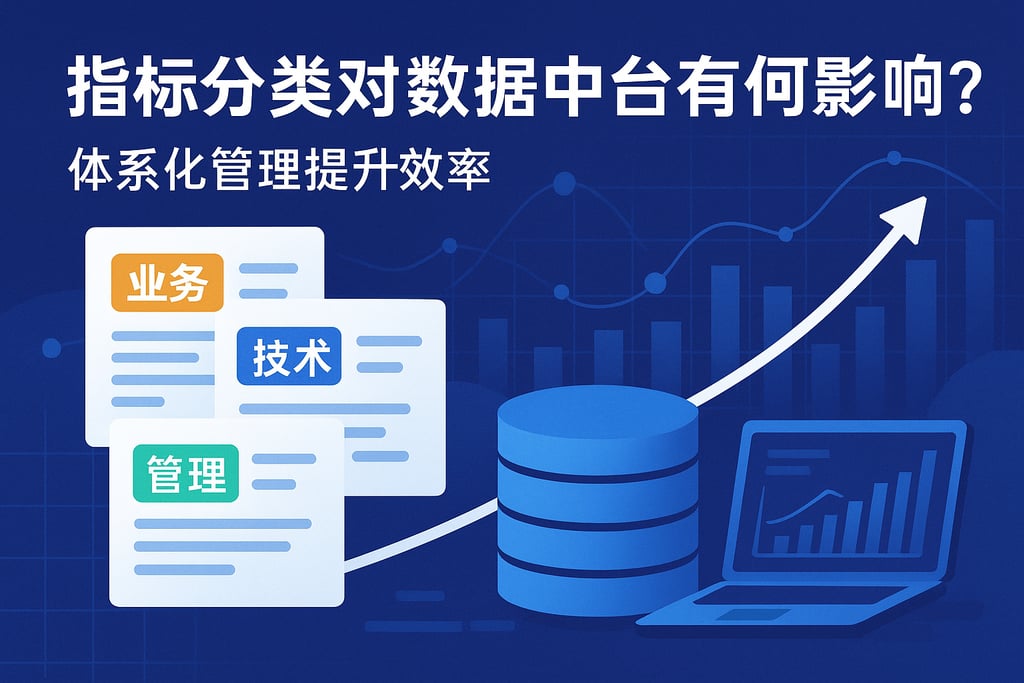 指标分类对数据中台有何影响？体系化管理提升效率