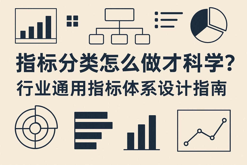 指标分类怎么做才科学？行业通用指标体系设计指南