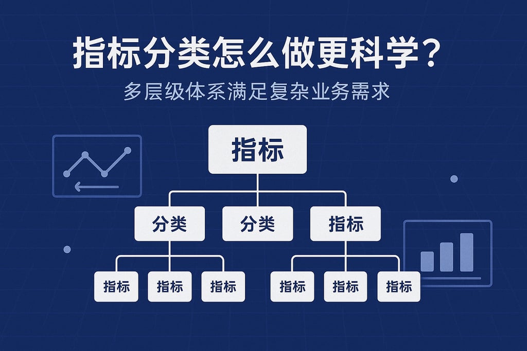 指标分类怎么做更科学？多层级体系满足复杂业务需求