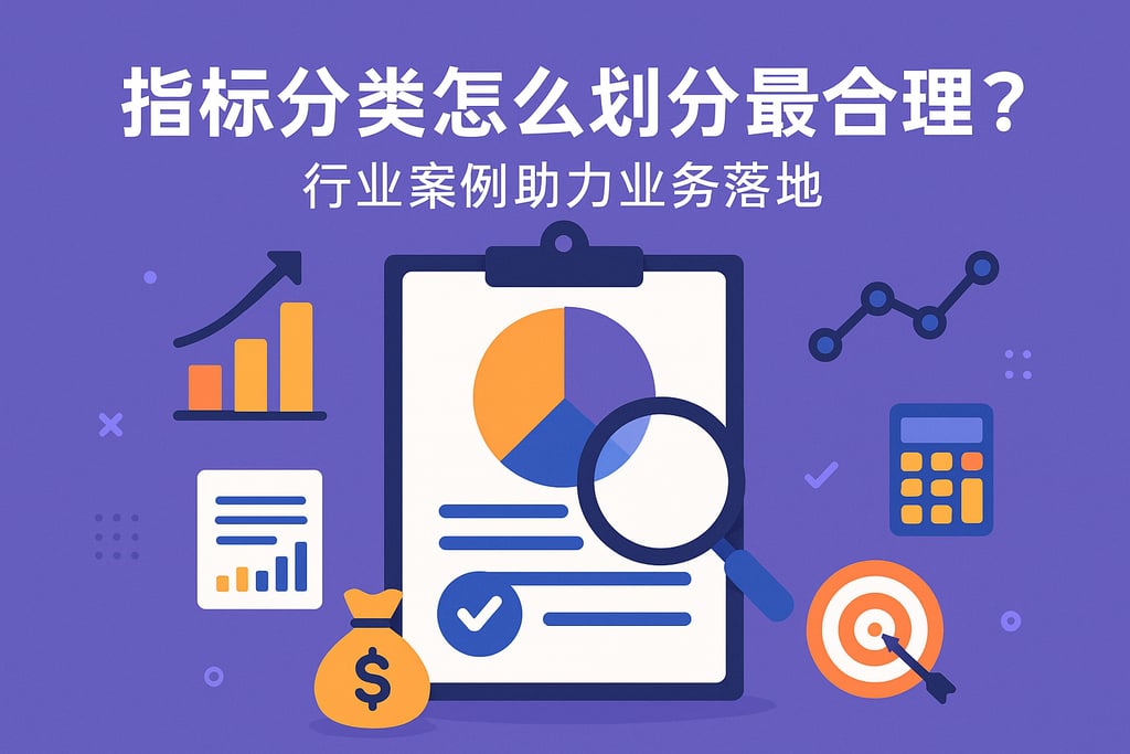 指标分类怎么划分最合理？行业案例助力业务落地