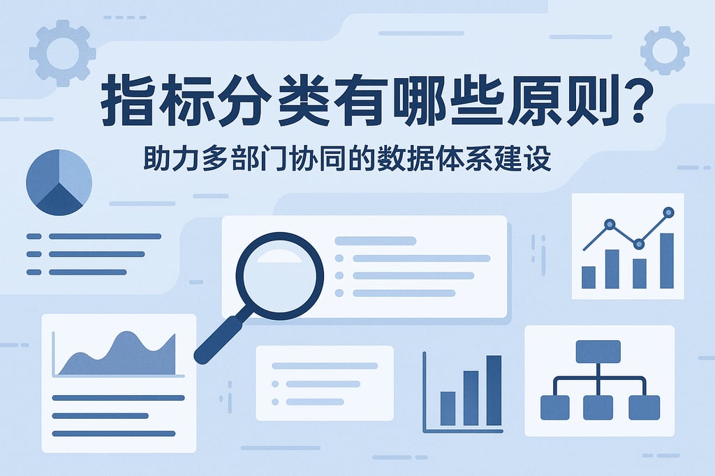 指标分类有哪些原则？助力多部门协同的数据体系建设