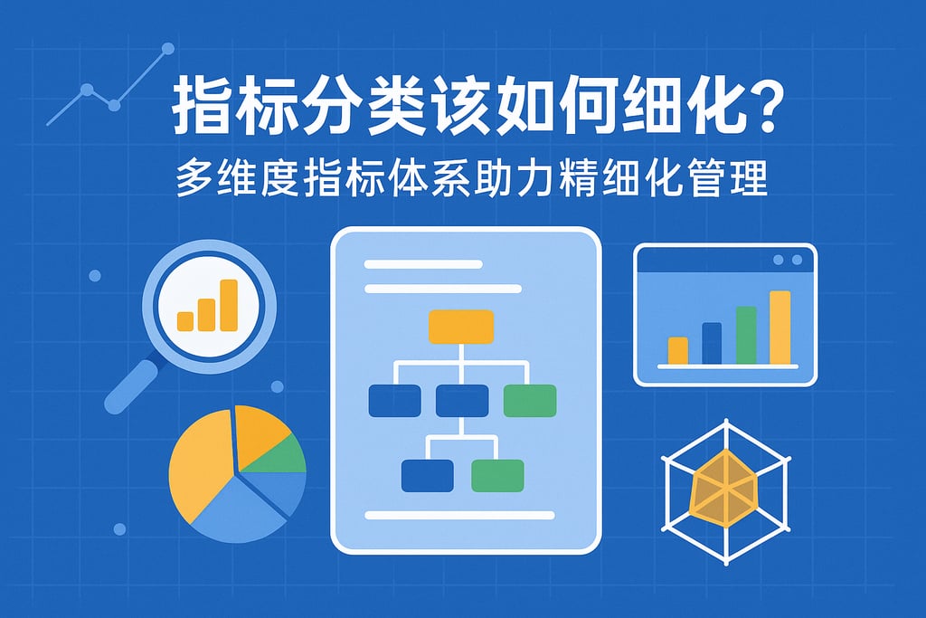 指标分类该如何细化？多维度指标体系助力精细化管理