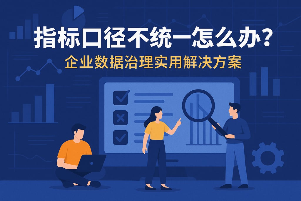 指标口径不统一怎么办？企业数据治理实用解决方案