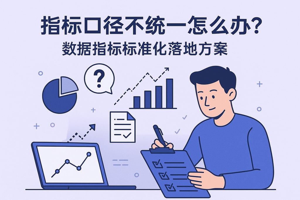 指标口径不统一怎么办？数据指标标准化落地方案