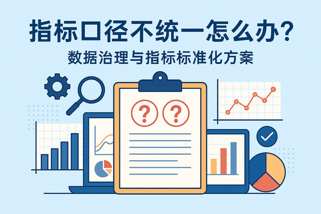 指标口径不统一怎么办？数据治理与指标标准化方案