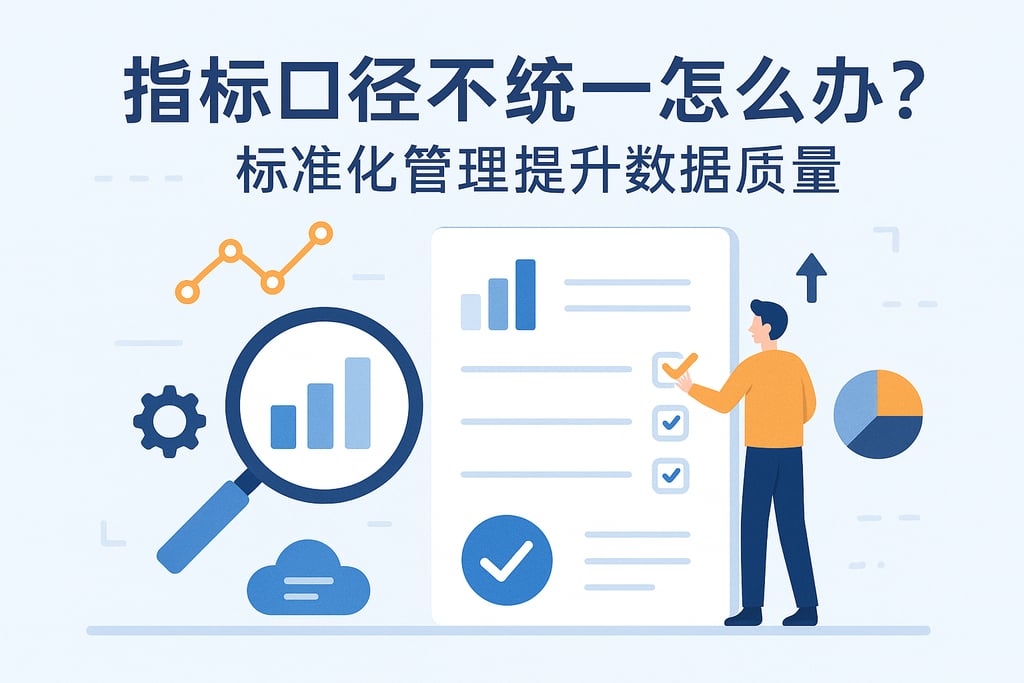 指标口径不统一怎么办？标准化管理提升数据质量