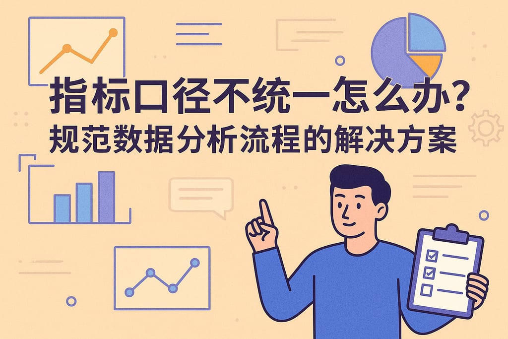 指标口径不统一怎么办？规范数据分析流程的解决方案