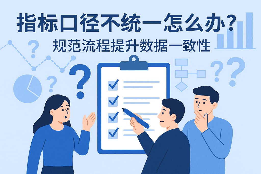 指标口径不统一怎么办？规范流程提升数据一致性