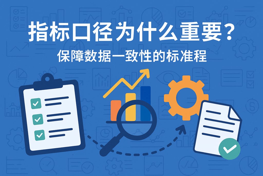 指标口径为什么重要？保障数据一致性的标准流程