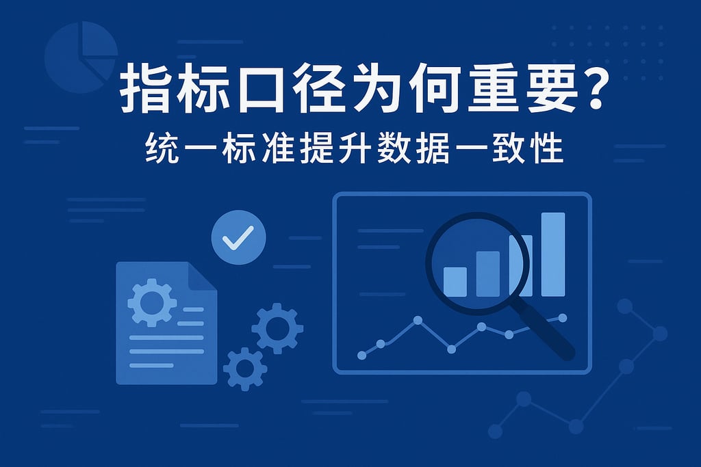 指标口径为何重要？统一标准提升数据一致性