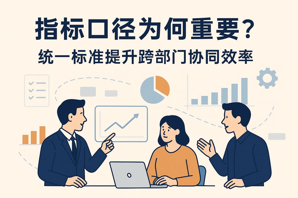 指标口径为何重要？统一标准提升跨部门协同效率