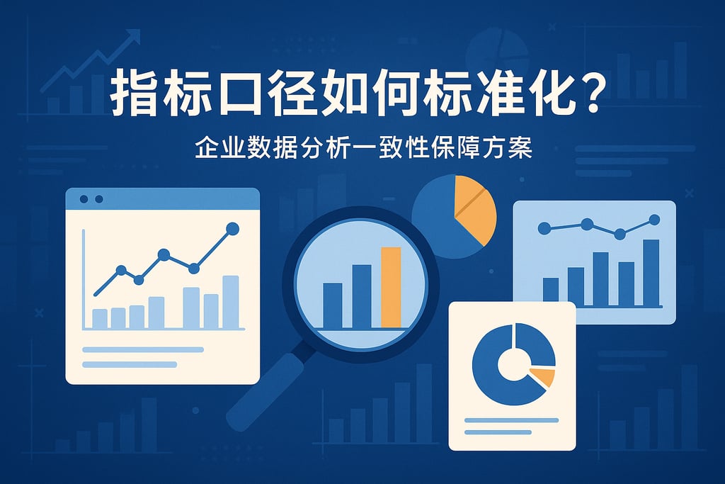 指标口径如何标准化？企业数据分析一致性保障方案