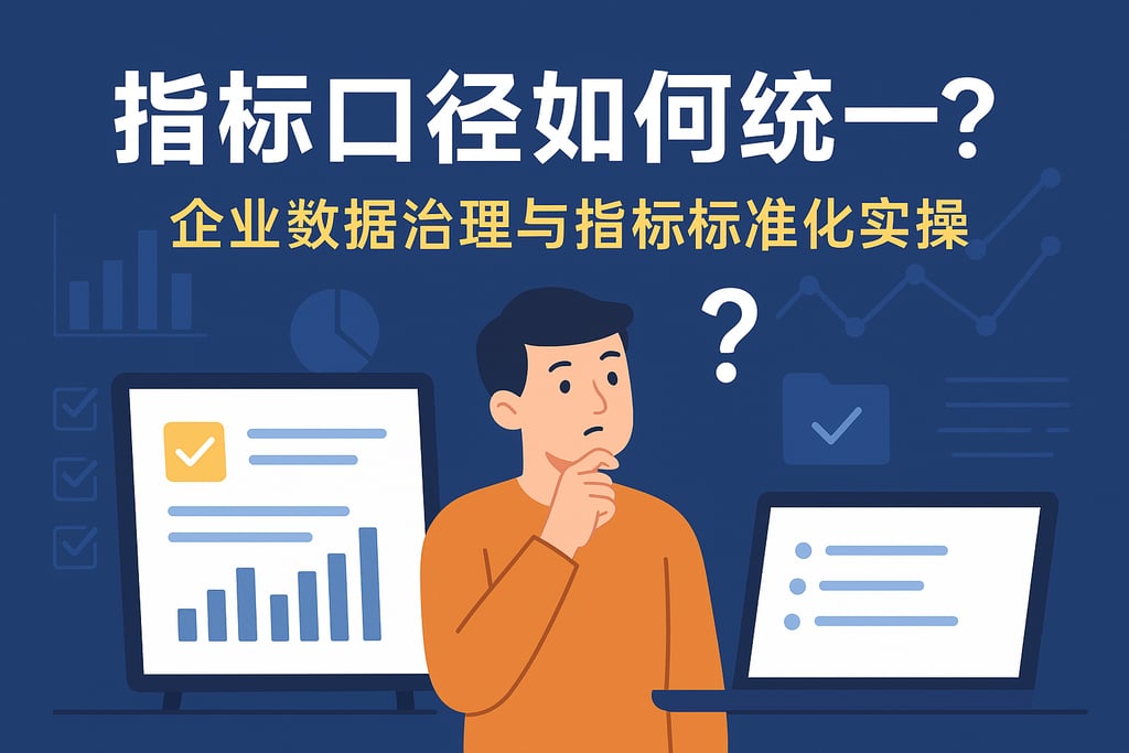 指标口径如何统一？企业数据治理与指标标准化实操