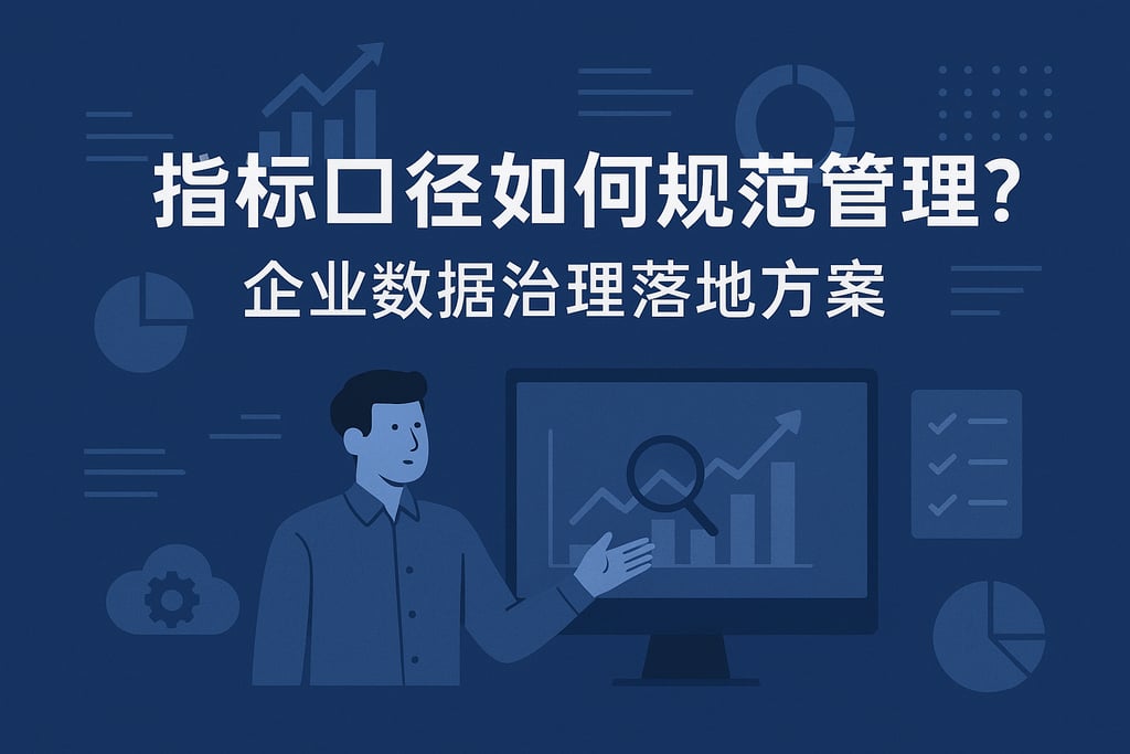 指标口径如何规范管理？企业数据治理落地方案