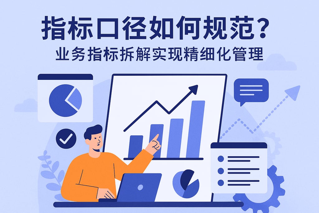 指标口径如何规范？业务指标拆解实现精细化管理