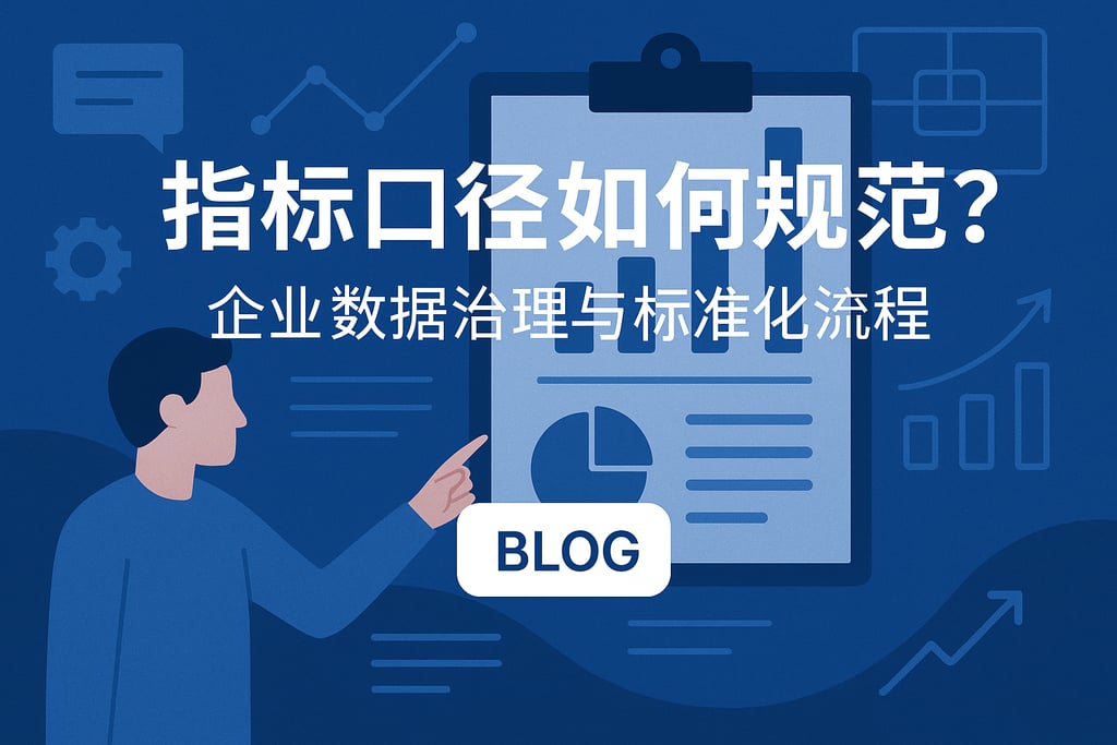 指标口径如何规范？企业数据治理与标准化流程