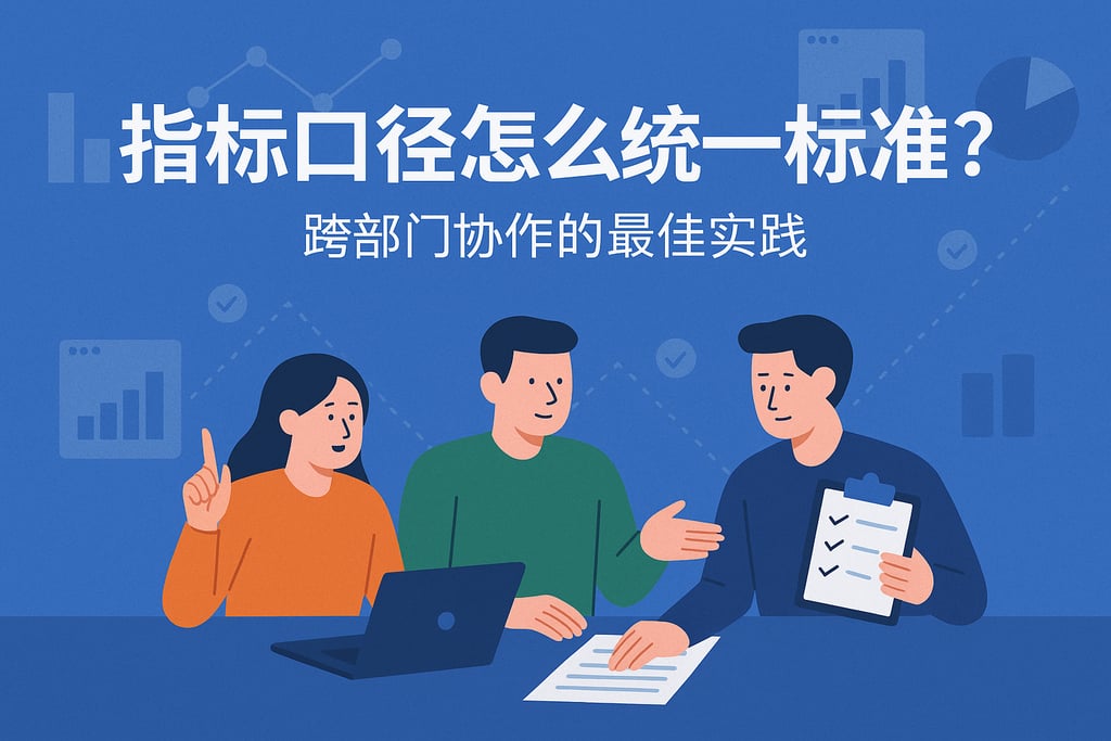 指标口径怎么统一标准？跨部门协作的最佳实践