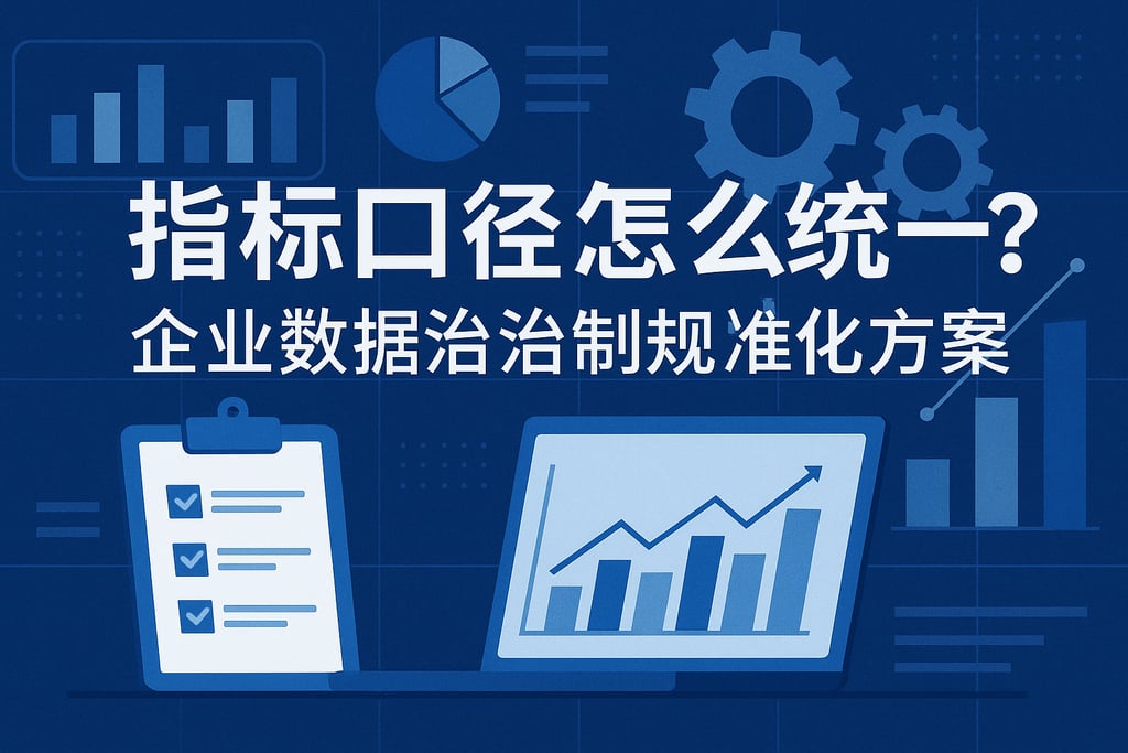 指标口径怎么统一？企业数据治理的标准化方案