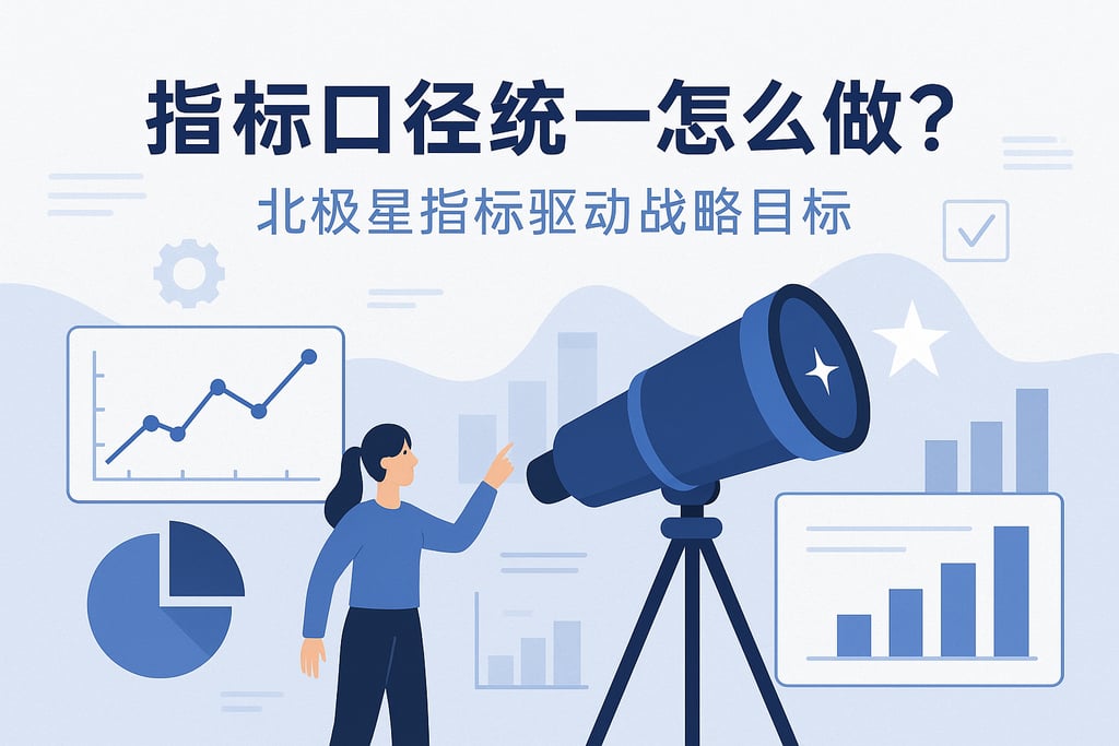 指标口径统一怎么做？北极星指标驱动战略目标