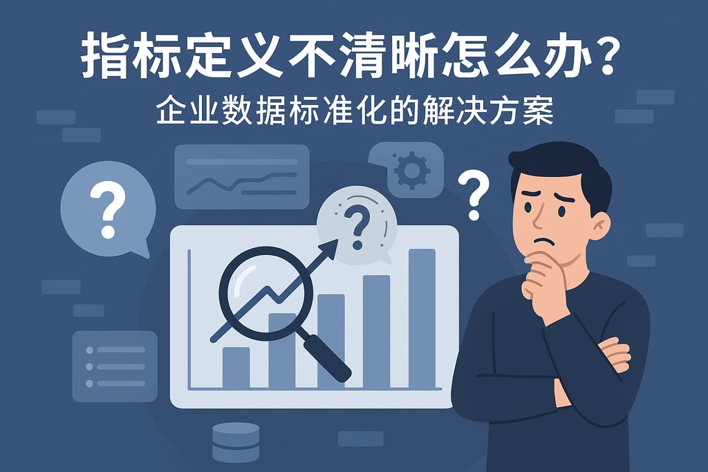 指标定义不清晰怎么办？企业数据标准化的解决方案