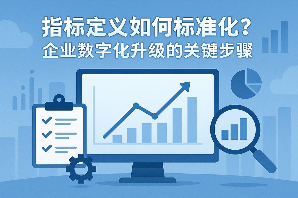 指标定义如何标准化？企业数字化升级的关键步骤