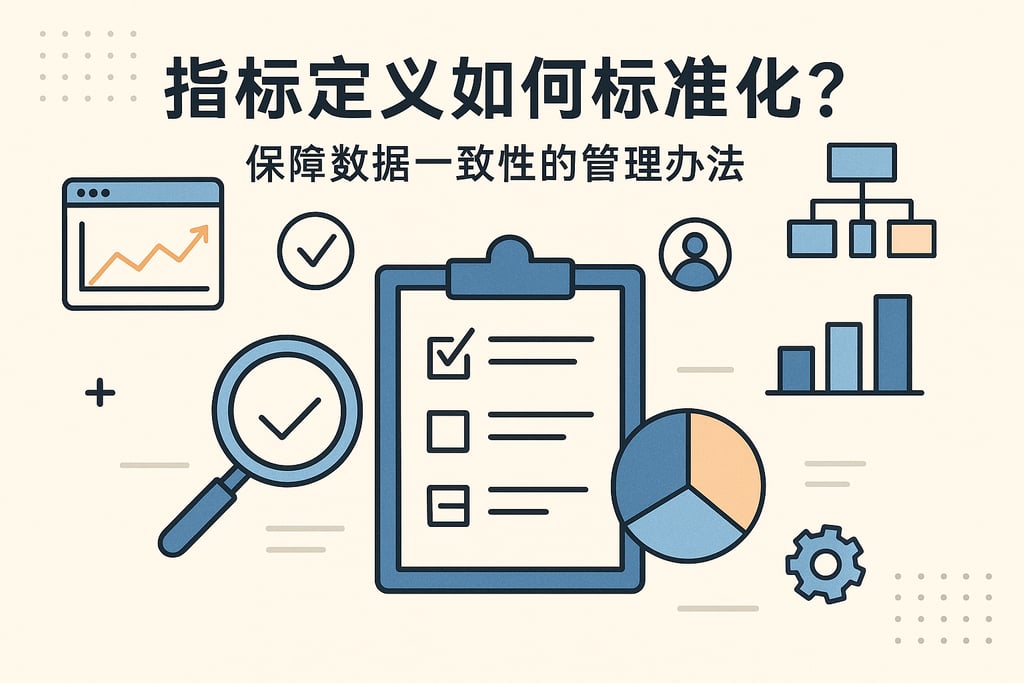 指标定义如何标准化？保障数据一致性的管理办法
