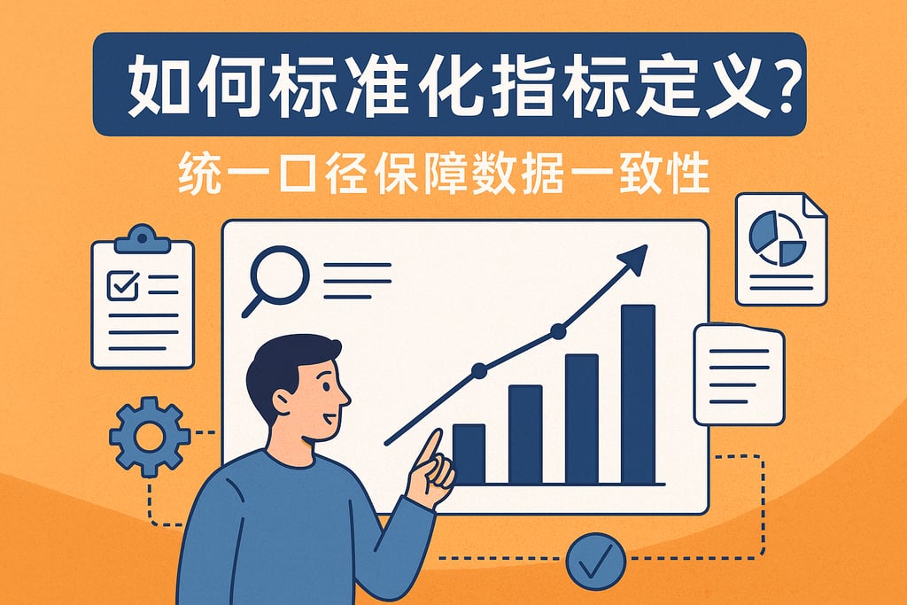 指标定义如何标准化？统一口径保障数据一致性