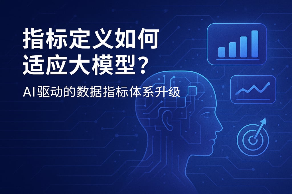 指标定义如何适应大模型？AI驱动的数据指标体系升级