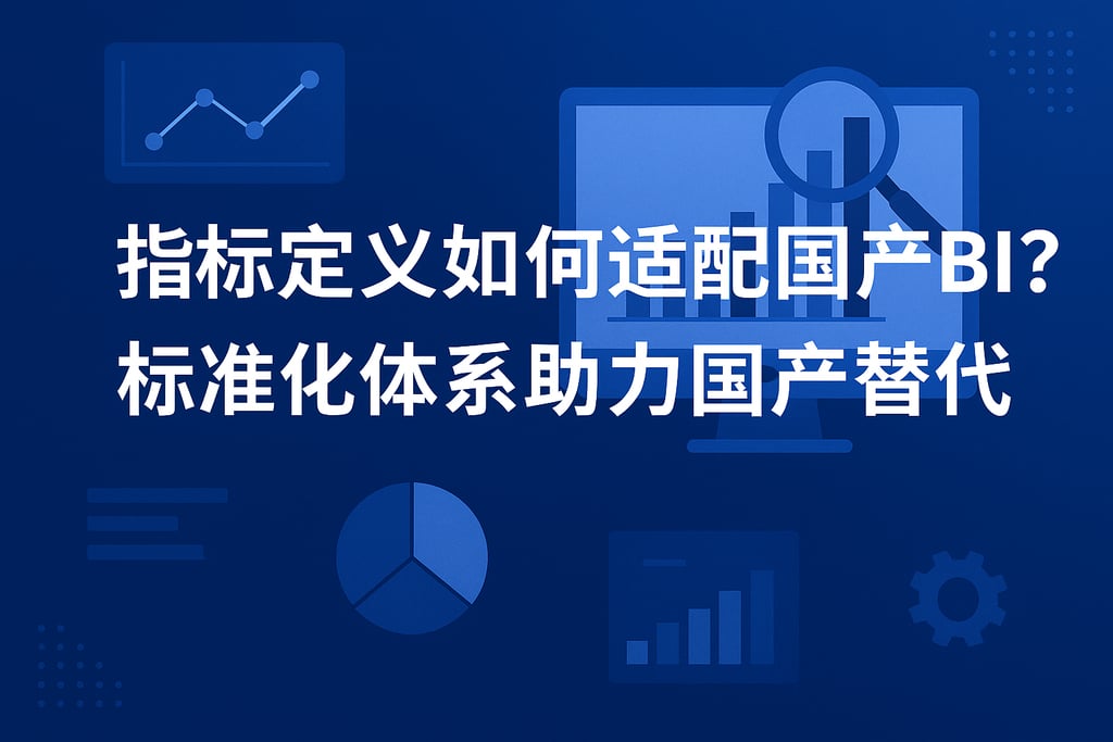 指标定义如何适配国产BI？标准化体系助力国产替代