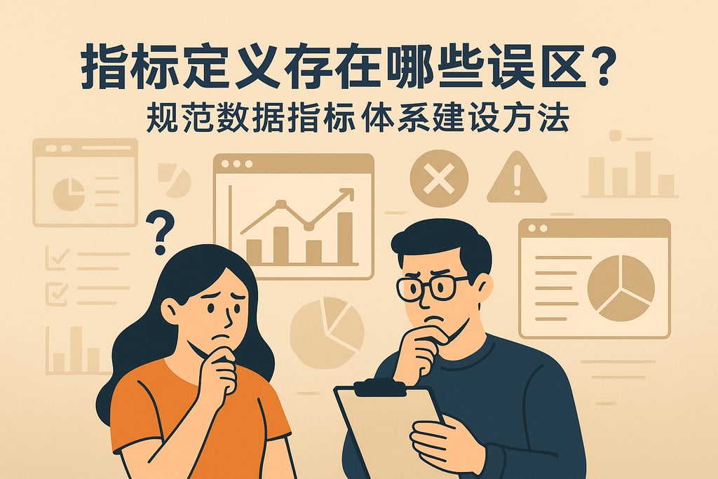 指标定义存在哪些误区？规范数据指标体系建设方法