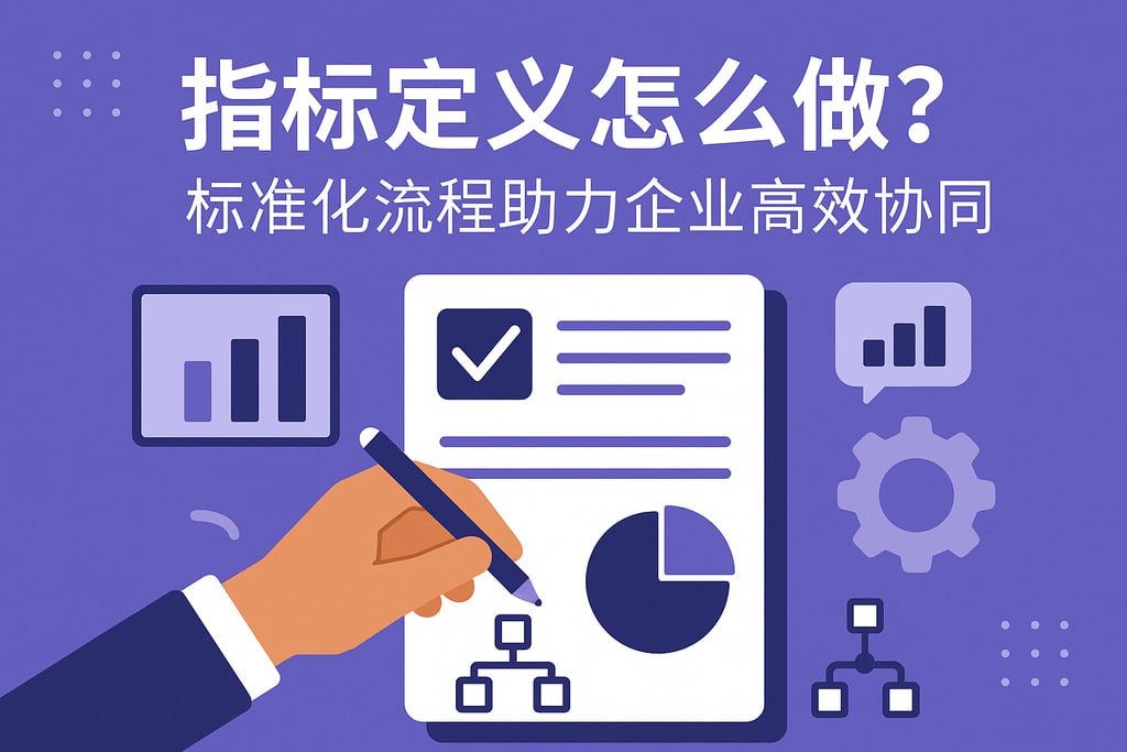 指标定义怎么做？标准化流程助力企业高效协同