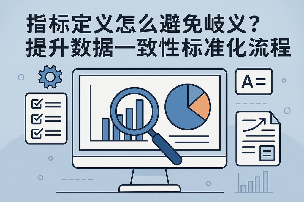 指标定义怎么避免歧义？提升数据一致性的标准化流程