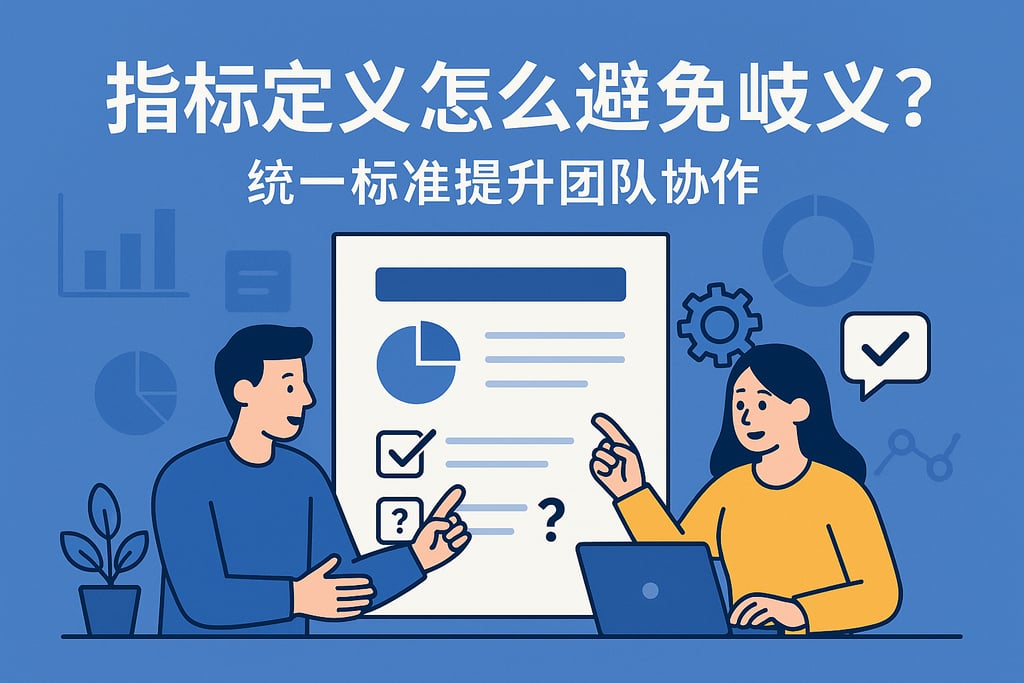 指标定义怎么避免歧义？统一标准提升团队协作