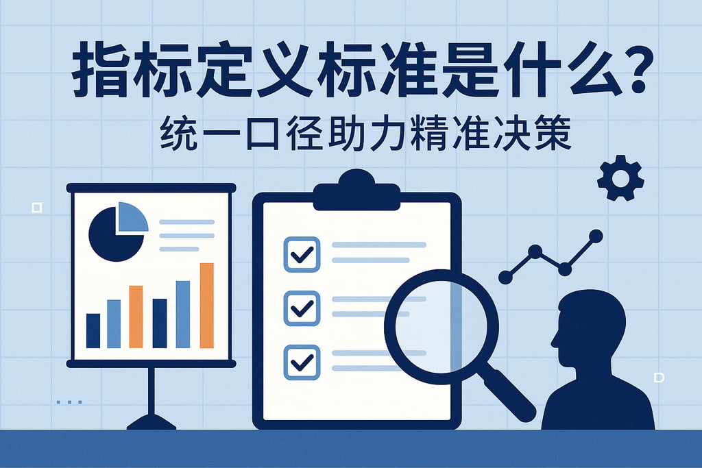 指标定义标准是什么？统一口径助力精准决策